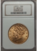 Picture of 1901 $20 Liberty Double Eagle MS65