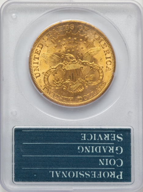 Zang International. Common Date $20 Liberty Double Eagle MS62