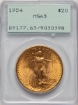 Picture of Common Date $20 St. Gaudens Double Eagle MS63