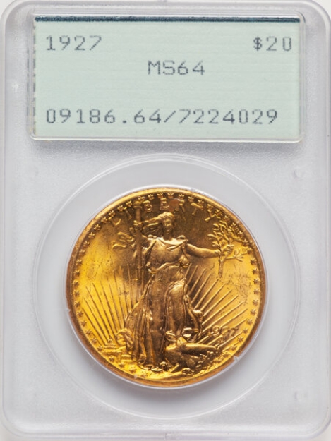 Picture of Common Date $20 St. Gaudens Double Eagle MS64