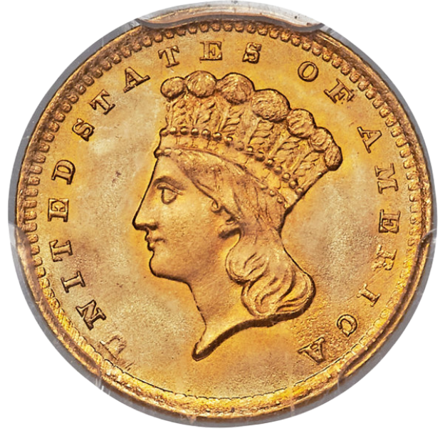 Picture of $1 Indian Head Type 3 BU