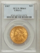 Picture of 1907D $10 Liberty Eagle MS64