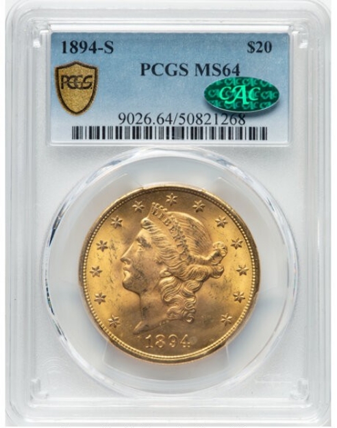 Picture of 1894S $20 Liberty Double Eagle MS64