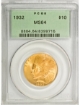 Picture of 1932 $10 Indian Head Eagle MS64