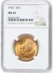 Picture of 1932 $10 Indian Head Eagle MS63