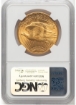 Picture of 1925S $20 St. Gaudens Double Eagle MS62