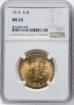 Picture of 1915 $10 Indian Head Eagle MS65
