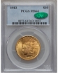 Picture of 1913 $10 Indian Head Eagle MS64